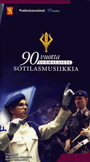 Puolustusvoimat - 90 Vuotta Suomalaista Sotilasmusiikkia 2CD + DVD