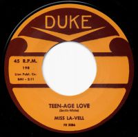 Miss La-Vell - Teen-Age Love / / Stop These Teardrops