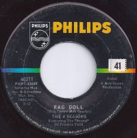 The 4 Seasons - Silence Is Golden / Rag Doll