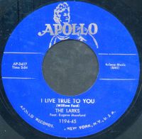 Larks - Hold Me / I Live True To You