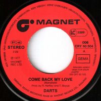 Darts - Come Back My Love / Naff Off