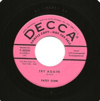 Patsy Cline - Try Again / Today, Tomorrow And Forever