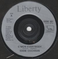 Eddie Cochran - C'mon Everybody / Don't Ever let Me Go