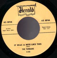 Turbans - All Of My Love / It Was A Night Like This