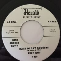 Ricky Jones - You Know It's True / Hate To Say Goodbye
