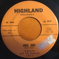 Rosie And The Originals - Angel Baby / Give Me Love