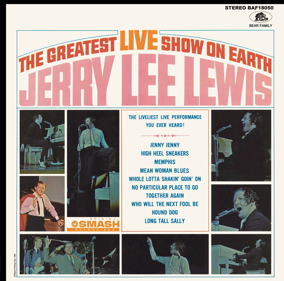 Jerry Lee Lewis: The Greatest Live Show On Earth LP