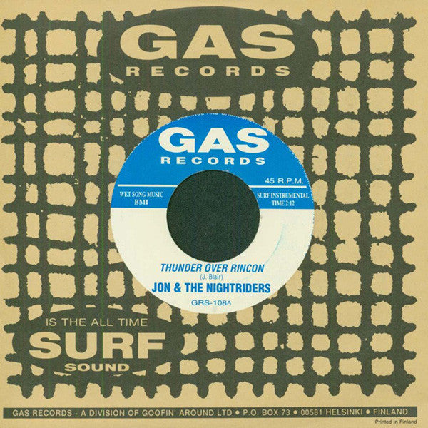 Jon & The Nightriders - Thunder Over Rincon / Stinger