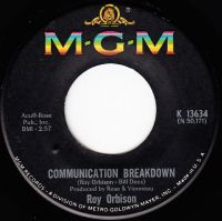 Roy Orbison - Communication Breakdown / Going Back To Gloria