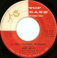Jack Scott - Cool Water / It Only Happened Yesterday