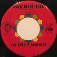 Everly Brothers - Walk Right Back / Ebony Eyes